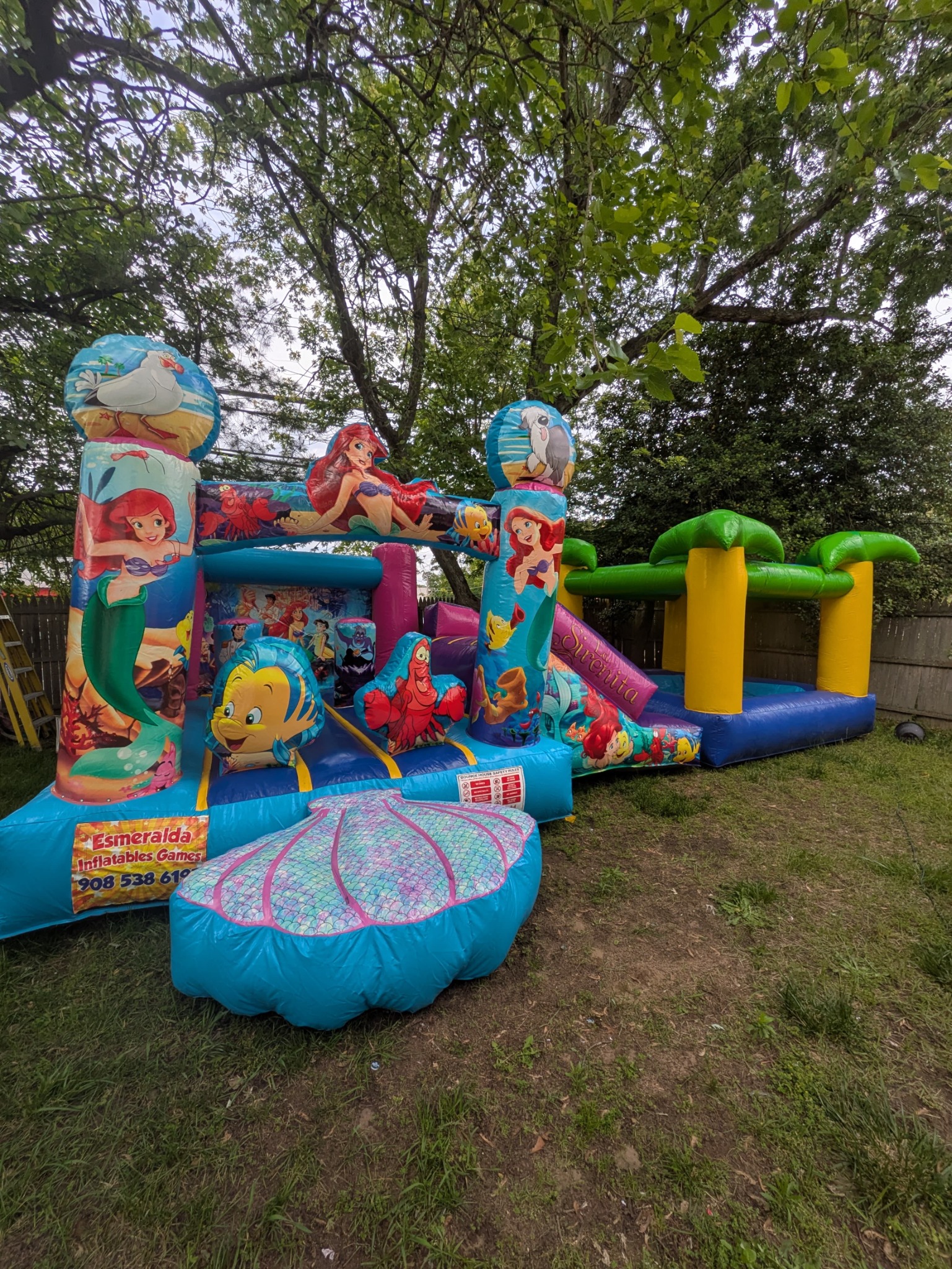 Little mermaid inflatable